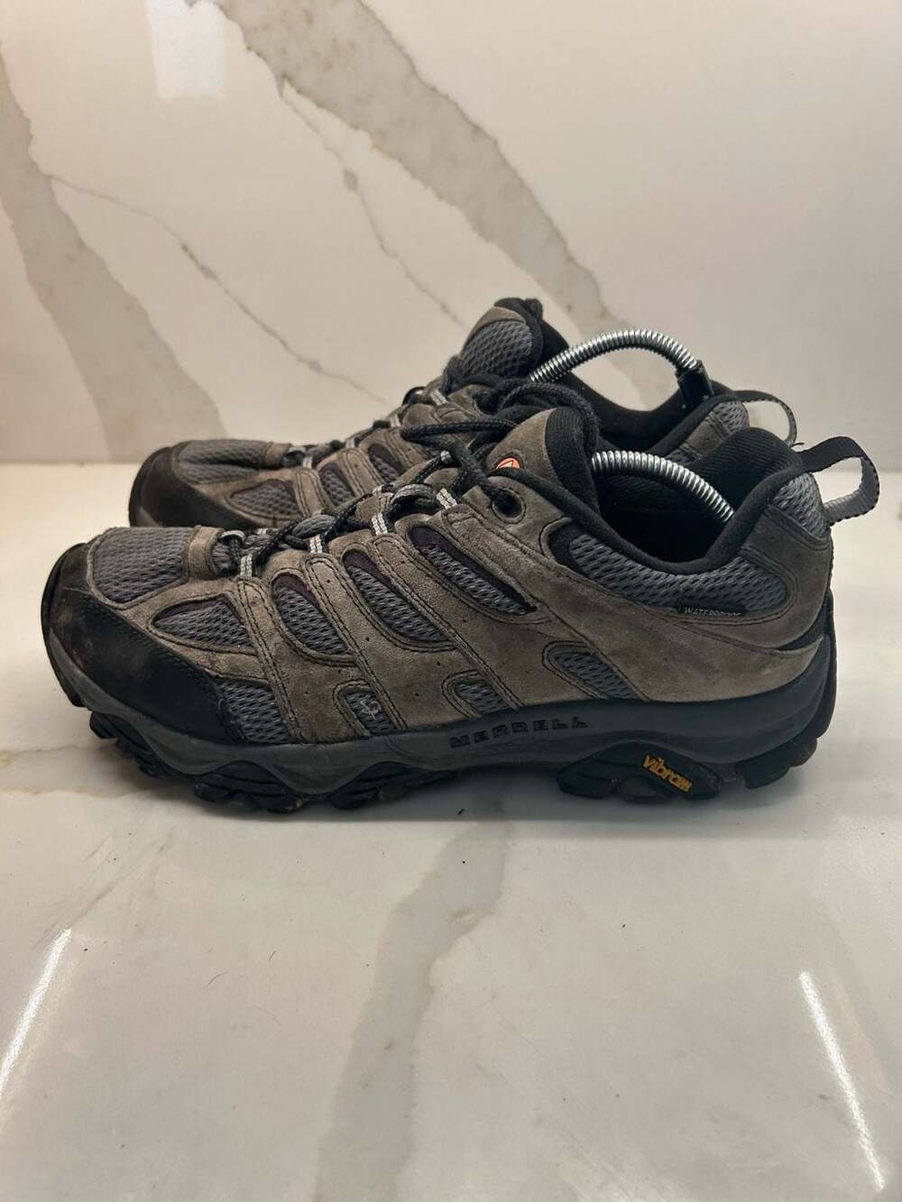 Merrell Moab 3 Gtx Lace Up Waterproof Hiker Mens Sneakers In Grey (Size: 11.5)